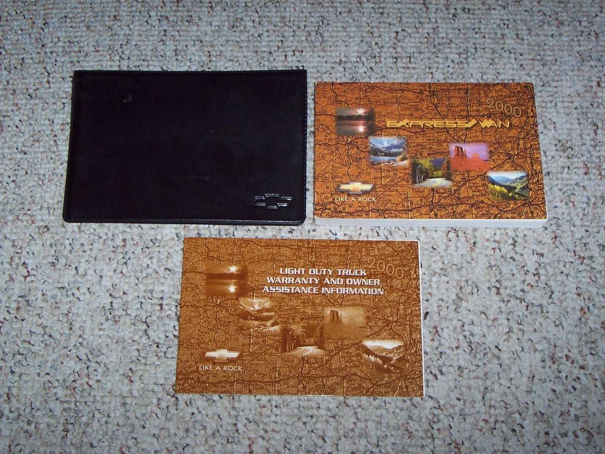 2000 Chevrolet Express Owner's Manual Set 2000 Chevrolet Express Owner's Manual Set
