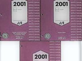 2001 Chevrolet Tracker Service Manual