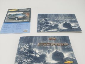 2001 Chevrolet S-10 Owner's Manual Set