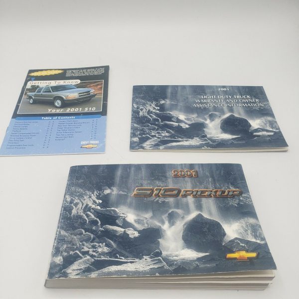 2001 Chevrolet S-10 Owner's Manual Set