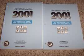 2001 Chevrolet Impala Transmission, Transaxle & Transfer Case Unit Repair Manual