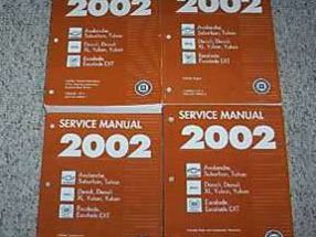 2002 Chevrolet Avalanche, Tahoe, Suburban Service Manual