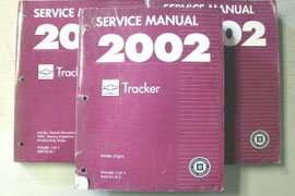 2002 Chevrolet Tracker Service Manual