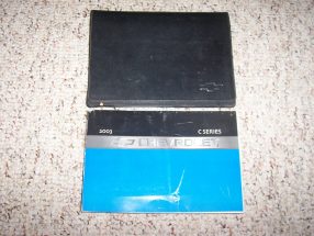 2003 Chevrolet Kodiak / C-Series Medium Duty Truck Owner's Manual Set