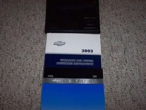 2003 Chevrolet SSR Owner's Manual Set