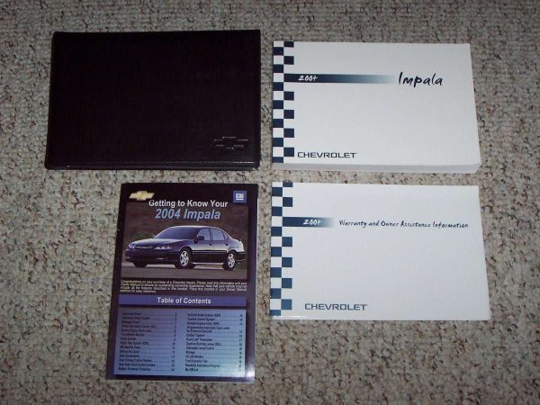 2004 Chevrolet Impala Owner's Manual Set