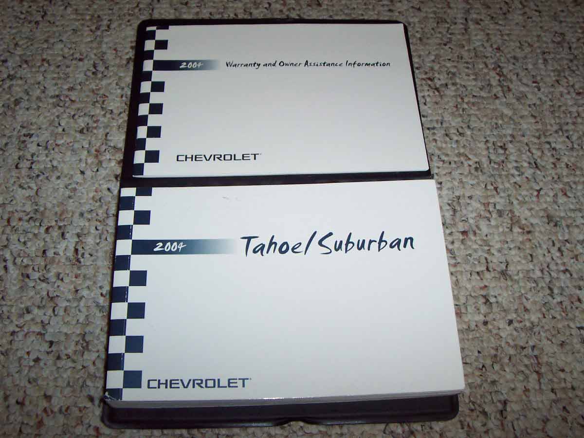 2004 CHEVY TAHOE OWNER S MANUAL PDF intelligence overview