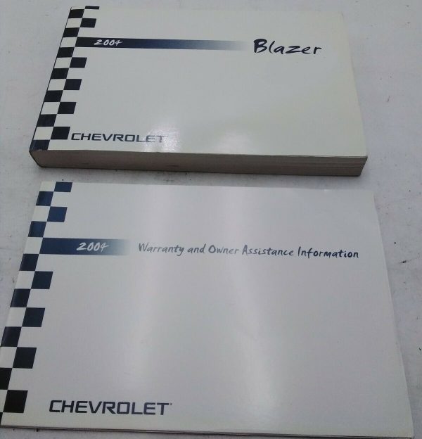 2004 Chevrolet Blazer Owner's Manual Set