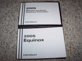 2005 Chevrolet Equinox Owner's Manual Set