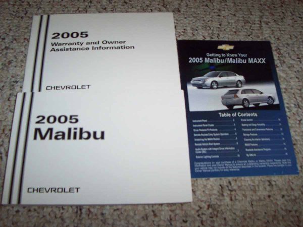 2005 Chevrolet Malibu Owner's Manual Set