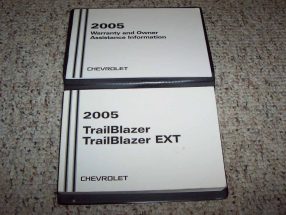 2005 Chevrolet Trailblazer Owner's Manual Set