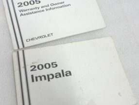 2005 Chevrolet Impala Owner's Manual Set
