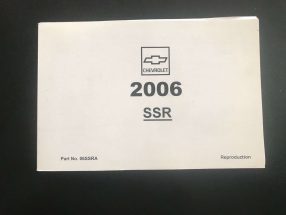 2006 Chevrolet SSR Owner's Manual