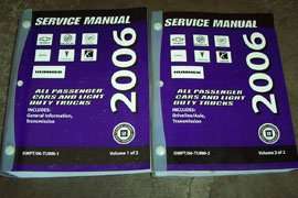 2006 Chevrolet Impala Transmission, Transaxle & Transfer Case Unit Repiar Manual
