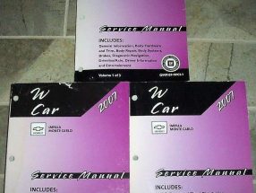 2007 Chevrolet Impala & Monte Carlo Service Manual