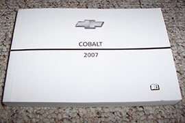 2007 Chevrolet Cobalt Owner's Manual