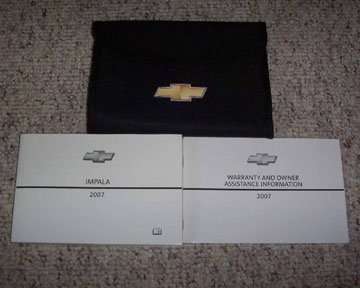 2007 Chevrolet Impala Owner's Manual Set