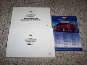 2008 Chevrolet Cobalt Owner's Manual Set