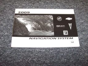 2009 Chevrolet Traverse Navigation System Owner's Manual