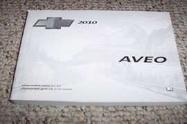 2010 Chevrolet Aveo Owner's Manual