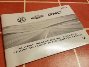 2011 Chevrolet Traverse Navigation System Owner's Manual