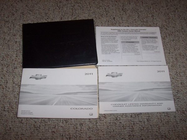 2011 Chevrolet Colorado Owner's Manual Set
