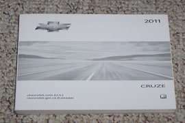 2011 Chevrolet Cruze Owner Operator User Guide Manual