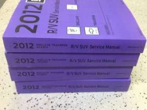 2012 Chevrolet Traverse Service Manual