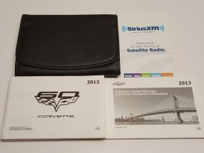 2013 Chevrolet Corvette Owner's Manual Set