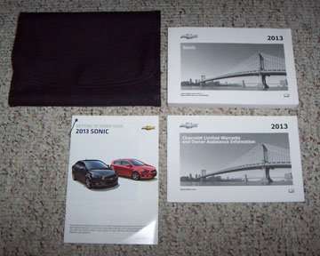 2013 Chevrolet Sonic Owner's Manual Set