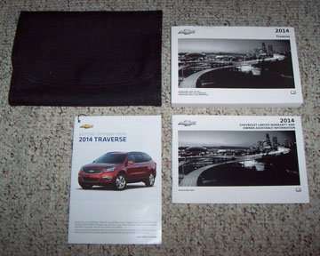 2014 Chevrolet Traverse Owner Operator User Guide Manual Set