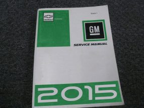 2015 Chevrolet Camaro Service Manual Set