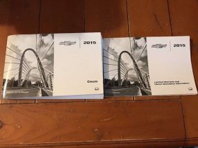 2015 Chevrolet Cruze Owner's Manual Set