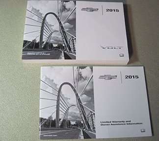 2015 Chevrolet Volt Owner's Manual Set 2015 Chevrolet Volt Owner's Manual Set