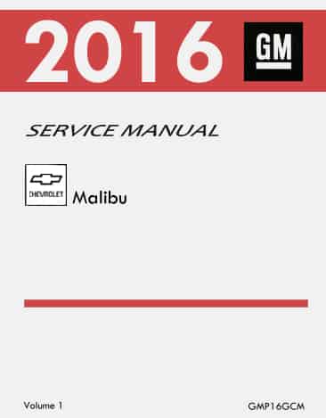 2016 Chevrolet Malibu Service Manual