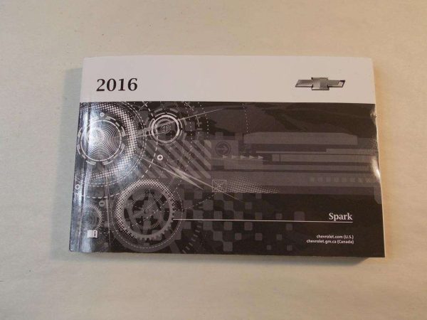 2016 Chevrolet Spark Owner Operator User Guide Manual