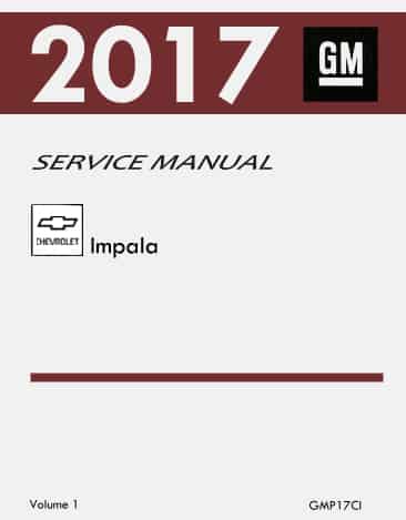 2017 Chevrolet Impala Service Manual