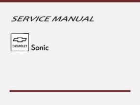 2017 Chevrolet Sonic Service Manual