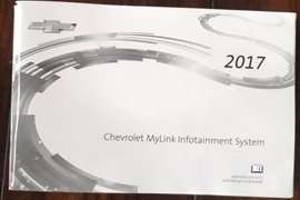 2017 Chevrolet Cruze MyLink Infotainment System Owner's Manual