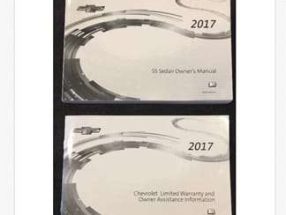 2017 Chevrolet SS Owner Operator User Guide Manual Set