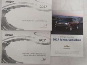 2017 Chevrolet Tahoe & Suburban Owner's Operator Manual User Guide Set