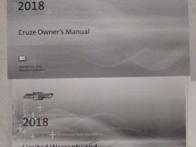 2018 Chevrolet Cruze Owner's Manual Set