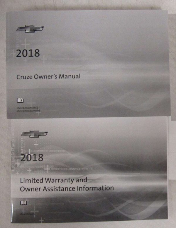 2018 Chevrolet Cruze Owner's Manual Set