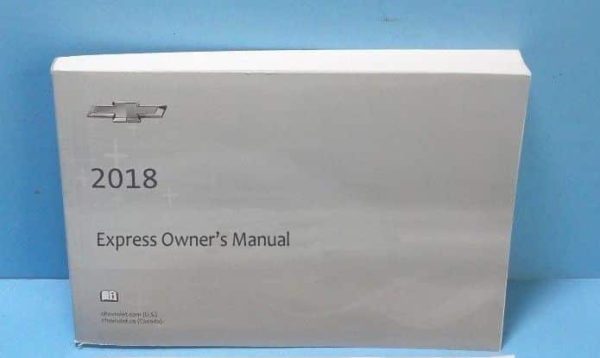 2018 Chevrolet Express Owner Operator User Guide Manual