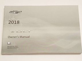 2018 Chevrolet Volt Owner's Manual