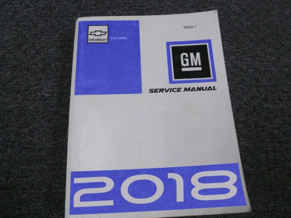 2018 Chevrolet Corvette Service Manual Set