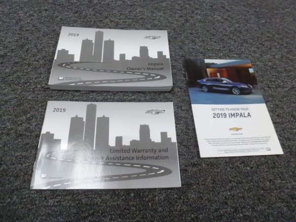 2019 Chevrolet Impala Owner's Manual Set