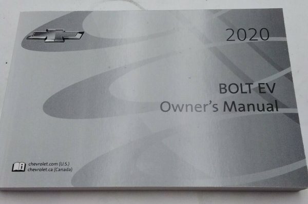 2020 Chevrolet Bolt EV Owner's Manual