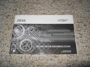 2016 Chevrolet Tahoe & Suburban Mylink Infotainment System Manual