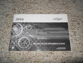 2016 Chevrolet Traverse MyLink Infotainment System Manual